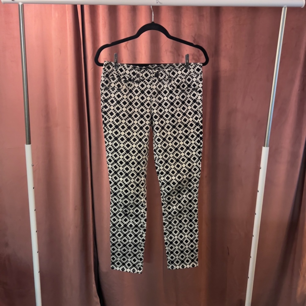 Geometric Toothpick Pants - Picture 3 of 4